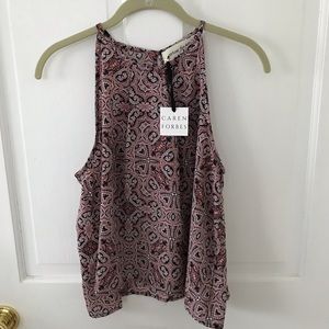 NWT high-neck tank top